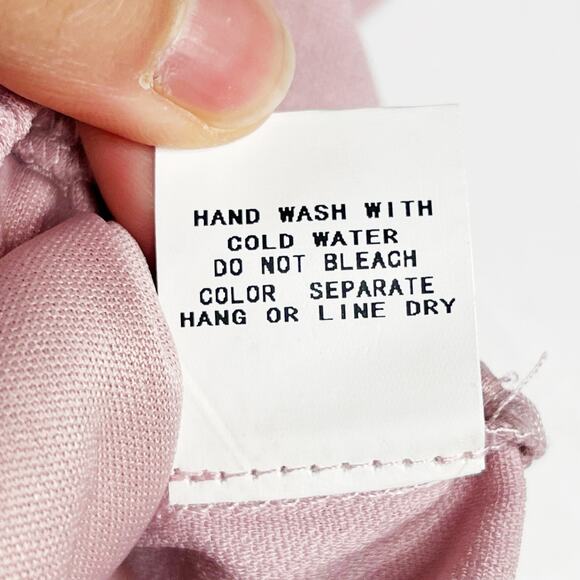 Cloud Ten Pink Lilac Off The Shoulder Top & Ruffled Shorts 2 Piece Set Small S - Picture 7 of 13